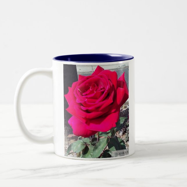 Caneca De Café Em Dois Tons ROSA nº 1 MUG (Esquerda)