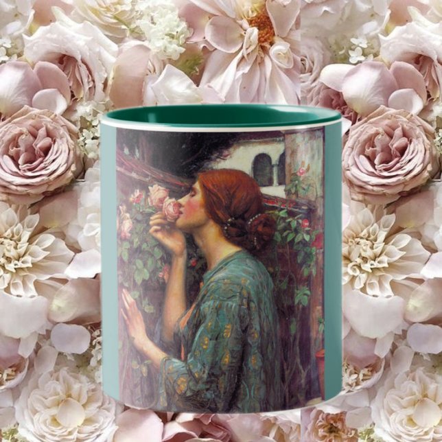 Caneca De Café Em Dois Tons Rosas (Criador carregado)