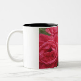 Caneca De Café Em Dois Tons Rosas em Aquarela