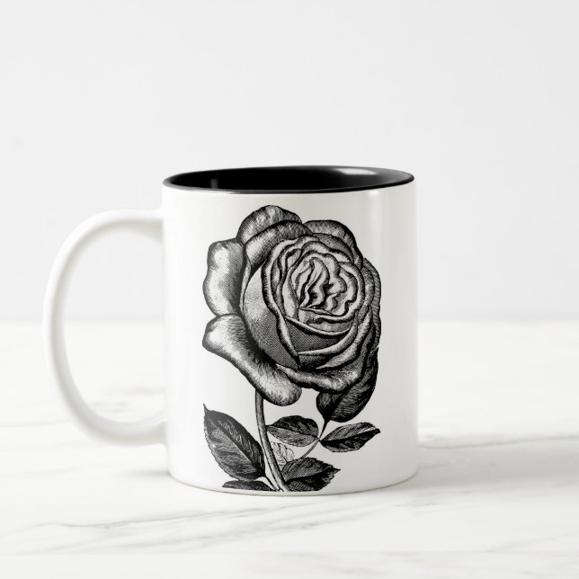 Caneca De Café Em Dois Tons Rosas, presente de jardineiro, presente da mãe, Ro (Esquerda)