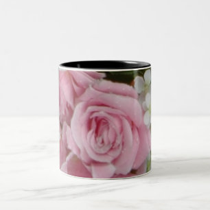 Caneca De Café Em Dois Tons Rosas Rosa