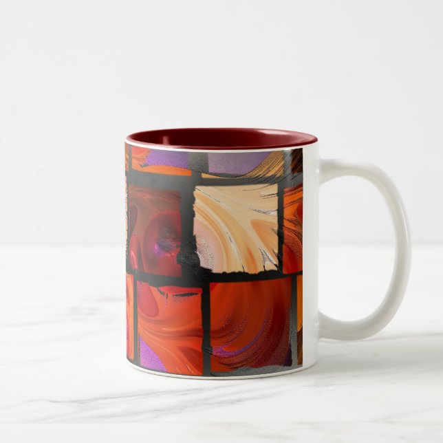 Caneca De Café Em Dois Tons Rosetiles (Direita)