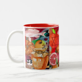 Caneca De Café Em Dois Tons Rosh Hashanah Mug