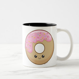 Caneca De Café Em Dois Tons Rosquinha