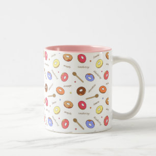 Caneca De Café Em Dois Tons Rosquinha Homemade 11 oz - Mug de dois tons