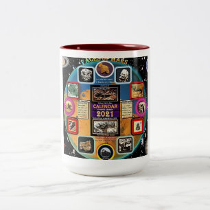 Caneca De Café Em Dois Tons Rostos de Mar