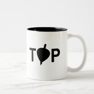 CANECA DE CAFÉ EM DOIS TONS RÓTULO SUPERIOR