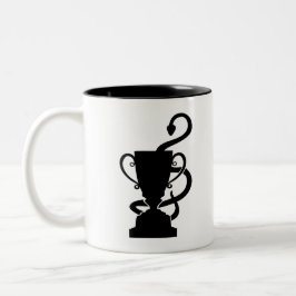 Caneca De Café Em Dois Tons Rótulo Venenoso, Tóxico