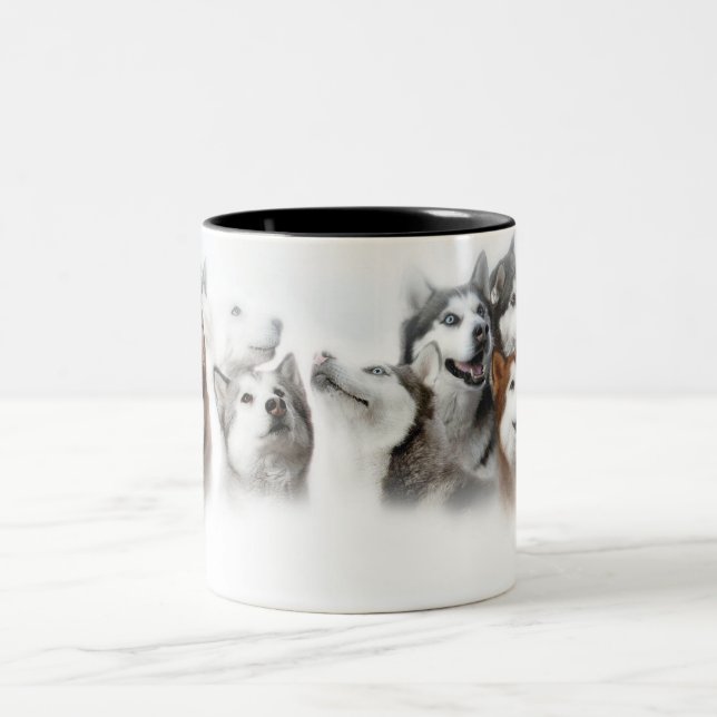 Caneca De Café Em Dois Tons Rouco Siberian (Centro)