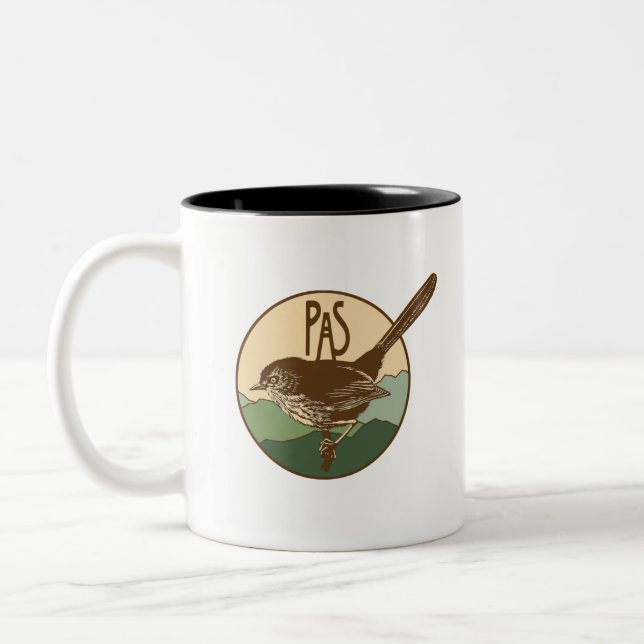 Caneca De Café Em Dois Tons roupa de Pasadena Audubon (Esquerda)
