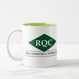 Caneca De Café Em Dois Tons RQ dois tonificam a caneca na luz - verde
