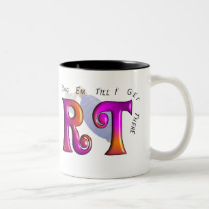 Caneca De Café Em Dois Tons RT do "Em saco até que eu obtiver lá" presentes