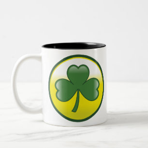 Caneca De Café Em Dois Tons Rua, dia do Patrick 🍀