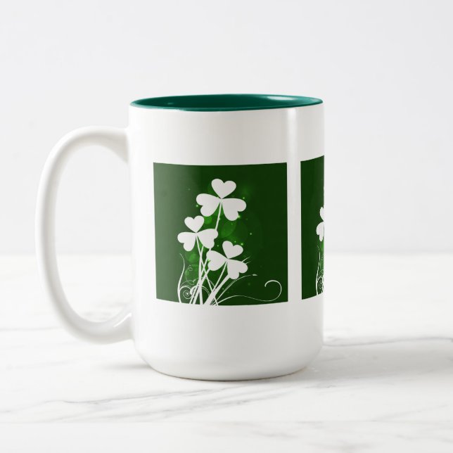 Caneca De Café Em Dois Tons Rua especial, café de café de Patrick, 15 oz. (Esquerda)