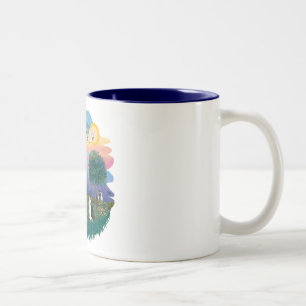 Caneca De Café Em Dois Tons Rua Francis (ff) - Gato preto e branco