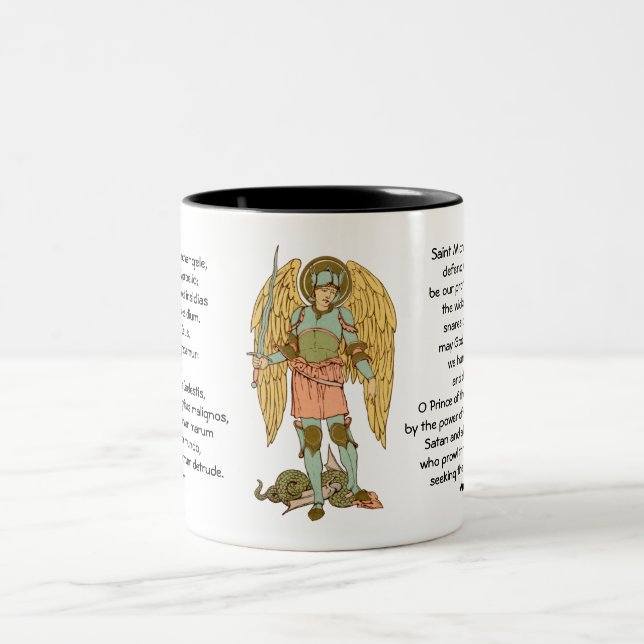 Caneca De Café Em Dois Tons Rua. Michael o Arcanjo (RLS 12) (Centro)