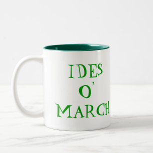 Caneca De Café Em Dois Tons Rua Patrick IDES O'MARCH Leprechaun Mug