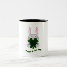 Rua. Patricks Bunny Orgulha ser irlandês Shamrock