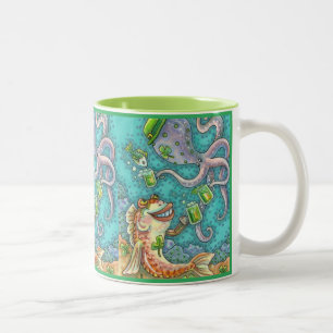 Caneca De Café Em Dois Tons Rua, PEIXE DE PADDY E CADEIRAS OCTOPUS À CERVEJA V