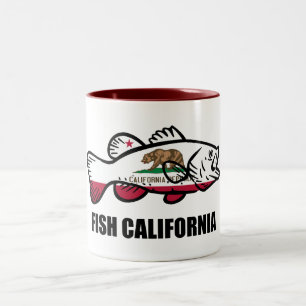 Caneca De Café Em Dois Tons Ruba Califórnia Bass