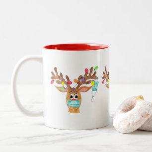 Caneca De Café Em Dois Tons Rudolph, a Revista Mascarada