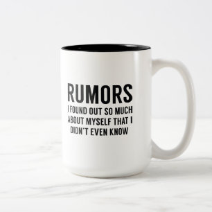 Caneca De Café Em Dois Tons Rumores