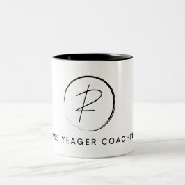 Caneca De Café Em Dois Tons Russ Yeager Coaching Signature Logo