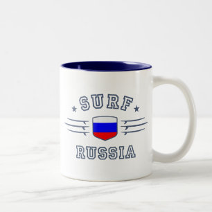 Caneca De Café Em Dois Tons Rússia