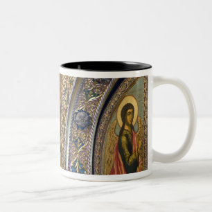 Caneca De Café Em Dois Tons Rússia, cidade do Anel de Ouro de Yaroslavl. Sécul