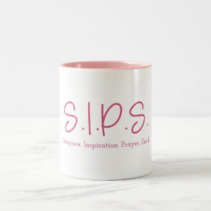 Caneca De Café Em Dois Tons S.I.P.S. Mug Color Interior - Rosa