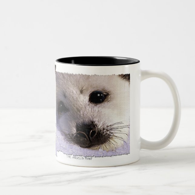 CANECA DE CAFÉ EM DOIS TONS S.O.S. SALVE OS NOSSOS FEIXES DE HARP (Direita)