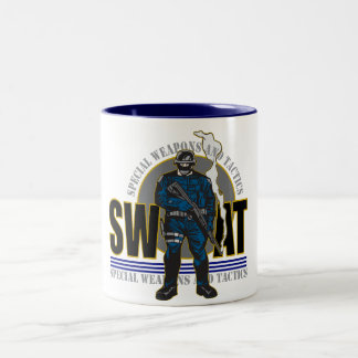 Caneca De Café Em Dois Tons S.W.A.T. Atitude