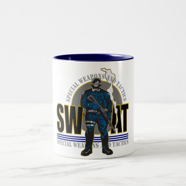 Caneca De Café Em Dois Tons S.W.A.T. Atitude (Centro)