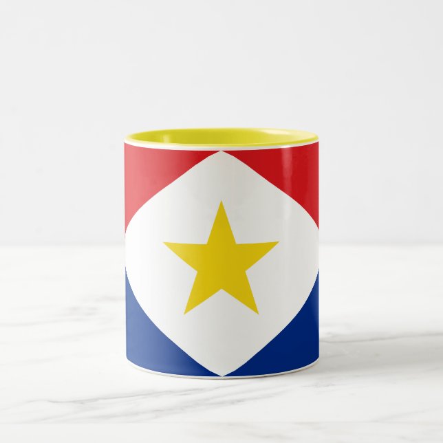Caneca De Café Em Dois Tons Saba Flag (Centro)