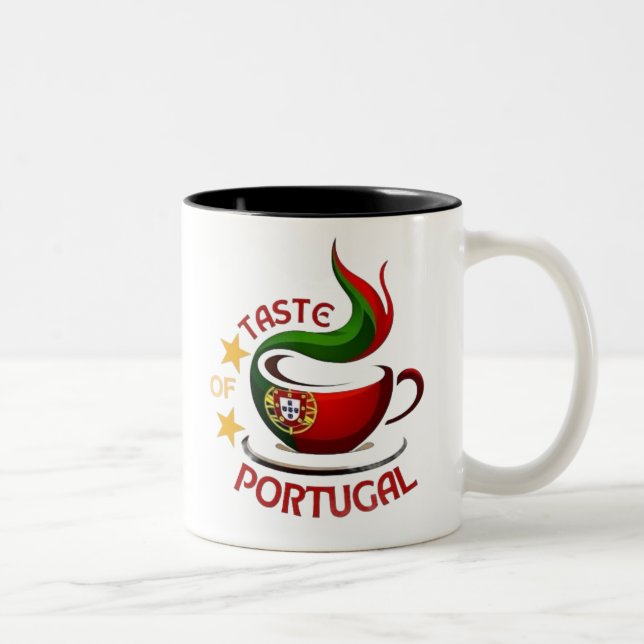 Caneca De Café Em Dois Tons Sabor De Portugal Mug (Direita)
