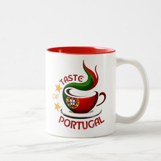 Caneca De Café Em Dois Tons Sabor De Portugal Mug (Direita)