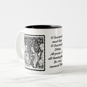 Caneca De Café Em Dois Tons Sacramento de O a maioria de Monstrance santamente