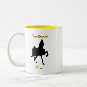 Caneca De Café Em Dois Tons Saddlebrel Shine