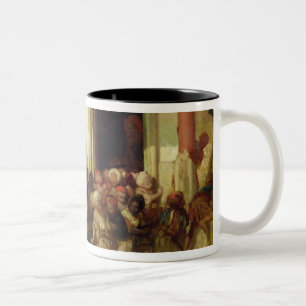 Caneca De Café Em Dois Tons Saindo da escola turca