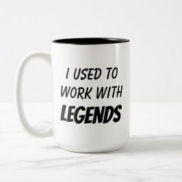 Caneca De Café Em Dois Tons Saindo do Presente para Colega de Trabalho, Engraç