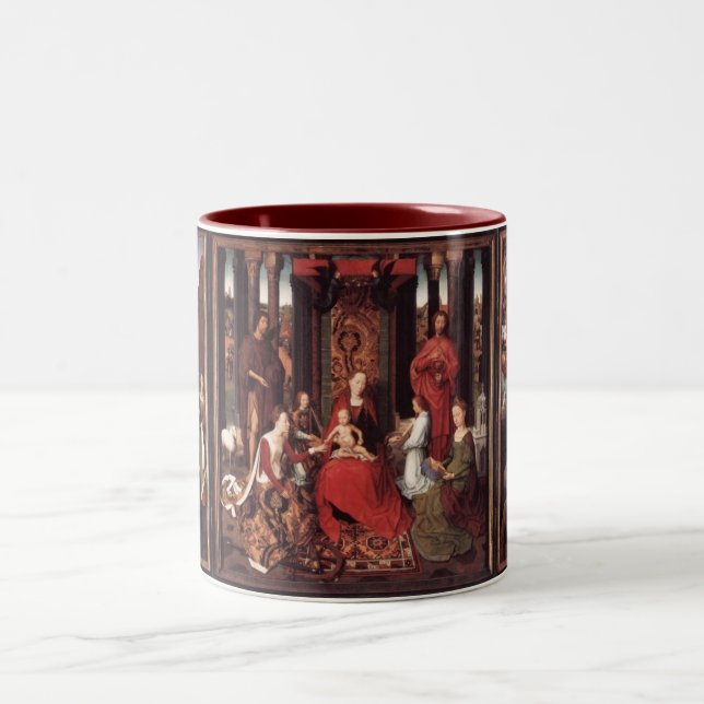 Caneca De Café Em Dois Tons Saint John's Altarpiece (Centro)