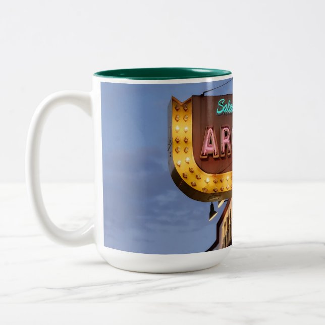 Caneca De Café Em Dois Tons Salem Willows mug (Esquerda)