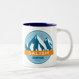 Caneca De Café Em Dois Tons Salish Mounates