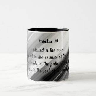 Caneca De Café Em Dois Tons Salmo 1:1