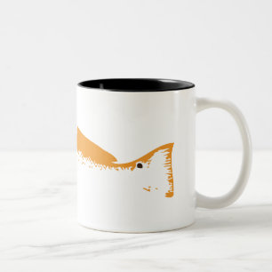 Caneca De Café Em Dois Tons Salmonetess