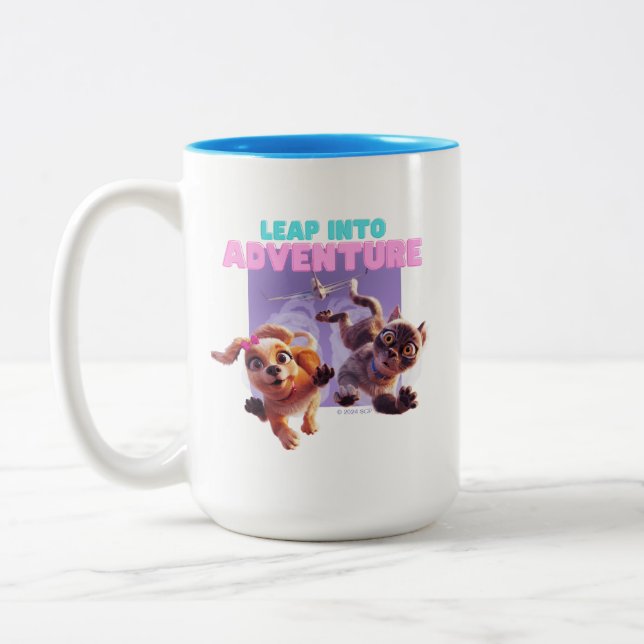 Caneca De Café Em Dois Tons Saltar para a aventura (Esquerda)