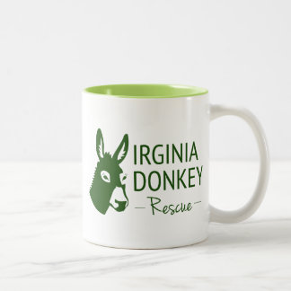 Caneca De Café Em Dois Tons Salvamento do asno de Virgínia