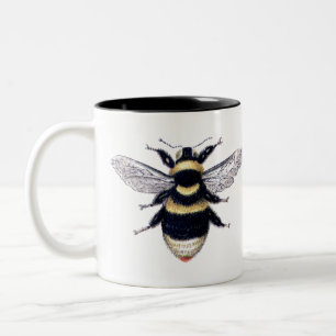 Caneca De Café Em Dois Tons Salve as Abelhas