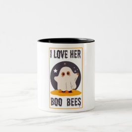 Caneca De Café Em Dois Tons Salve as abelhas - eu amo as abelhas dela no Dia d
