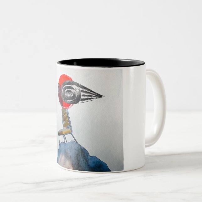 Caneca De Café Em Dois Tons Salve seu Spot Mug (Frente Esquerda)